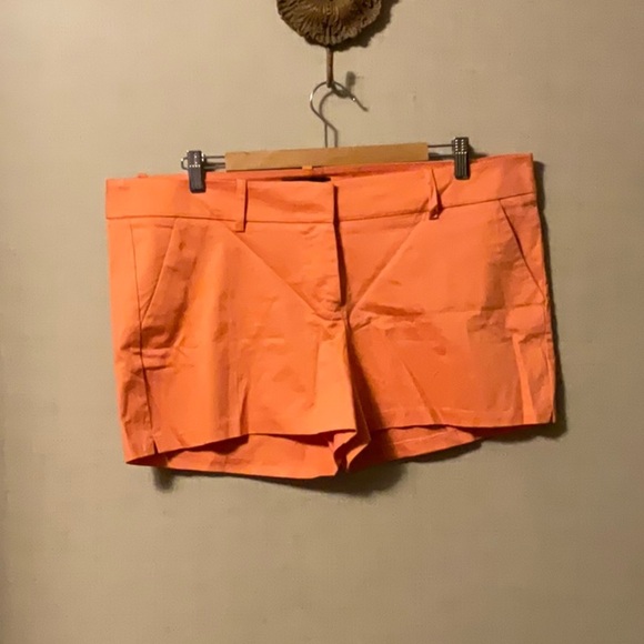 Mossimo Supply Co. High Waist Orange Shorts - Picture 1 of 5